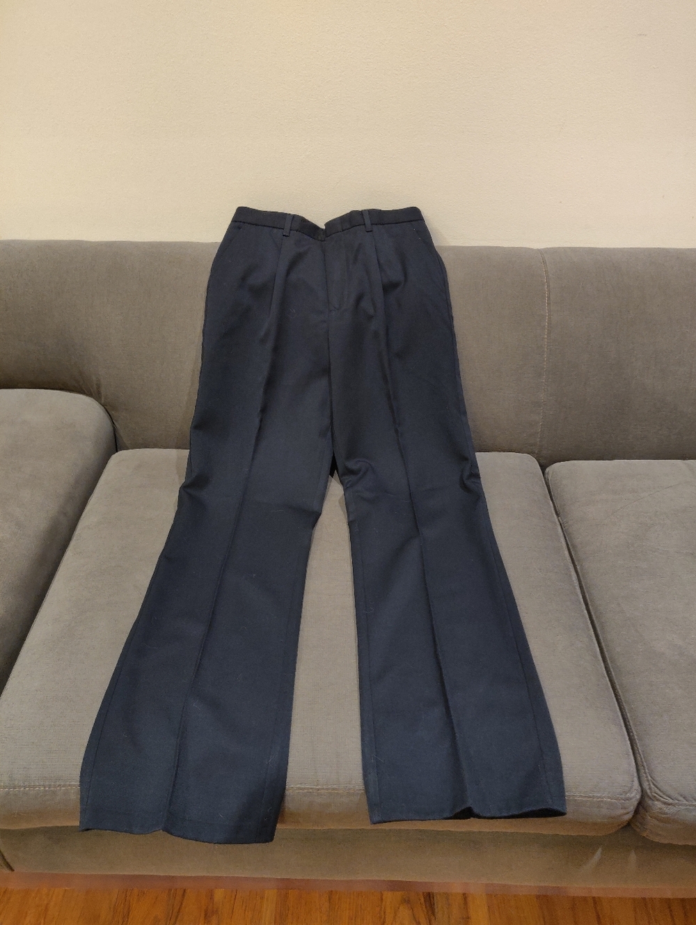 Izod Boys' Black Dress Pants - Classic Pleated Trousers